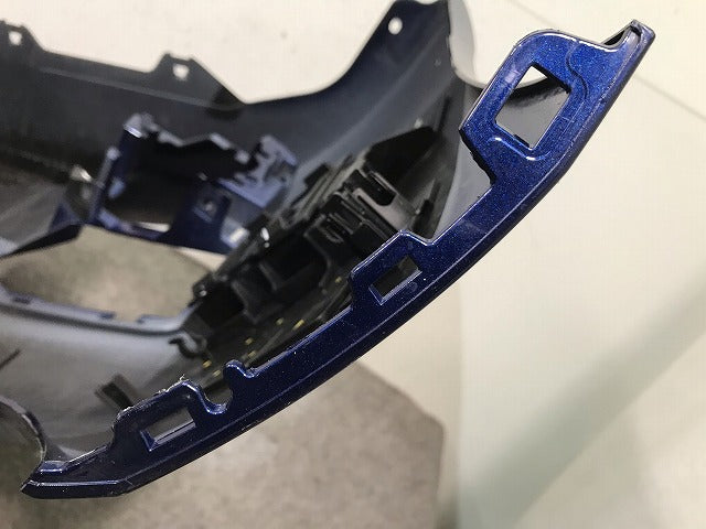 スカイライン V37 YV37 HV37 HNV37 純正 後期 フロントバンパー 62022 6HL0H 青 日産 メタリック ニッサン NISSAN 前バンパー (108271)