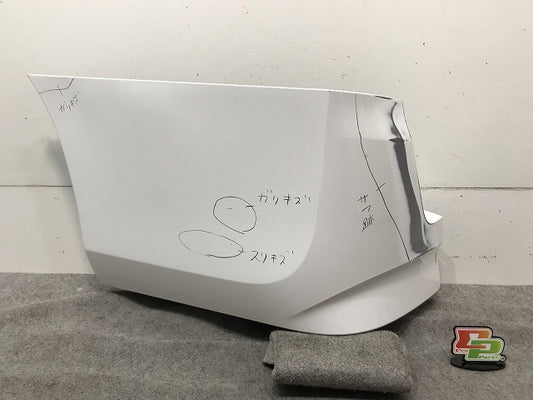 セレナ C27/GC27/GFC27/GNC27/GFNC27 純正 左リア ウェルキャブ用バンパー 加工済み 白 日産(108559)