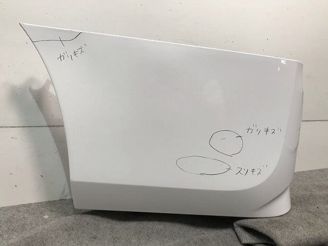 セレナ C27/GC27/GFC27/GNC27/GFNC27 純正 左リア ウェルキャブ用バンパー 加工済み 白 日産(108559)