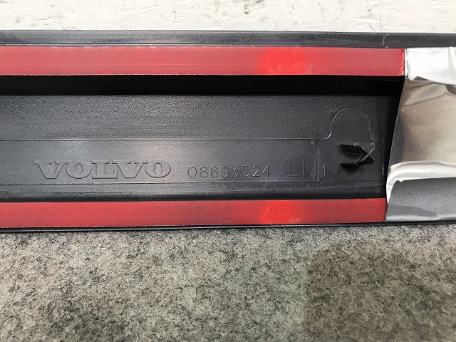 新品! S60 RB系 2005-2009 純正 後期 左リアドアアッパーモール V 39987447 素地 ボルボ(108671)