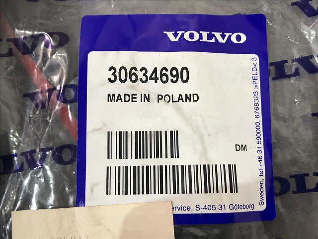V70/S60 SB系 2000-2008 純正 左フロントドアウエスト/ウェザーストリップ V 30634690 ボルボ(108672)