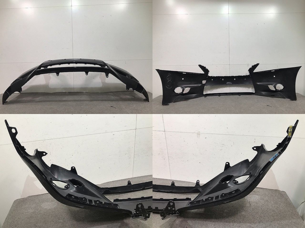 GS 10系/GRL10/GRL11/GRL15/GWL10/AWL10 純正 前期 フロントバンパー 52119 30B80 ブラックオパールマイカ カラーNo.214(108691)
