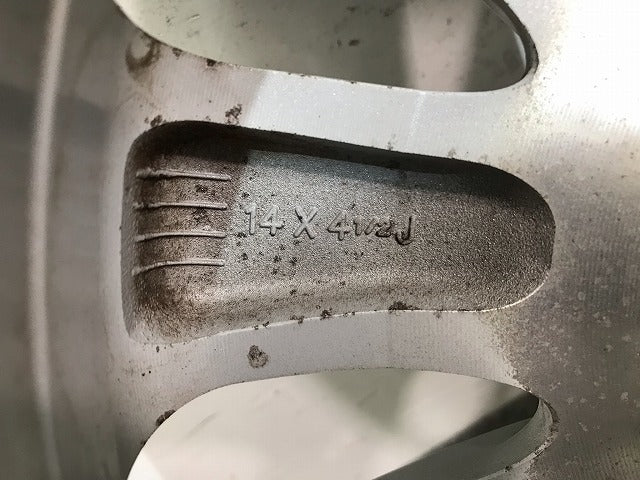 フレアワゴンカスタムスタイル MM32S/MM42S 純正 ホイール 1本のみ 14ｘ4.5J/ET45/4穴/PCD100/ハブ径52mm マツダ(108703)
