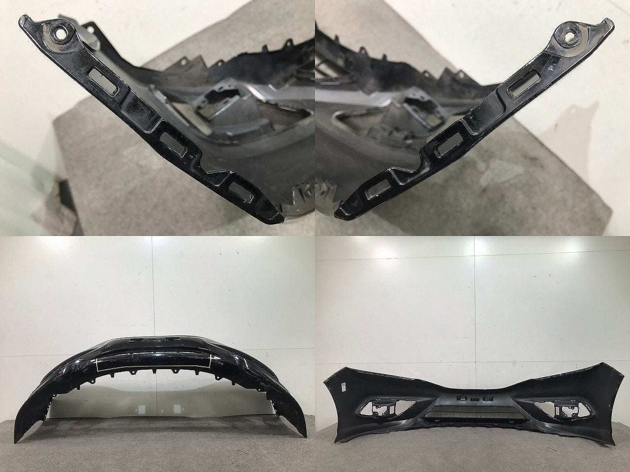 ジェイド FR4/FR5 純正 フロントバンパー 71101-T4R-0000 クリスタルブラックパール カラーNo.NH731P ホンダ(108923)