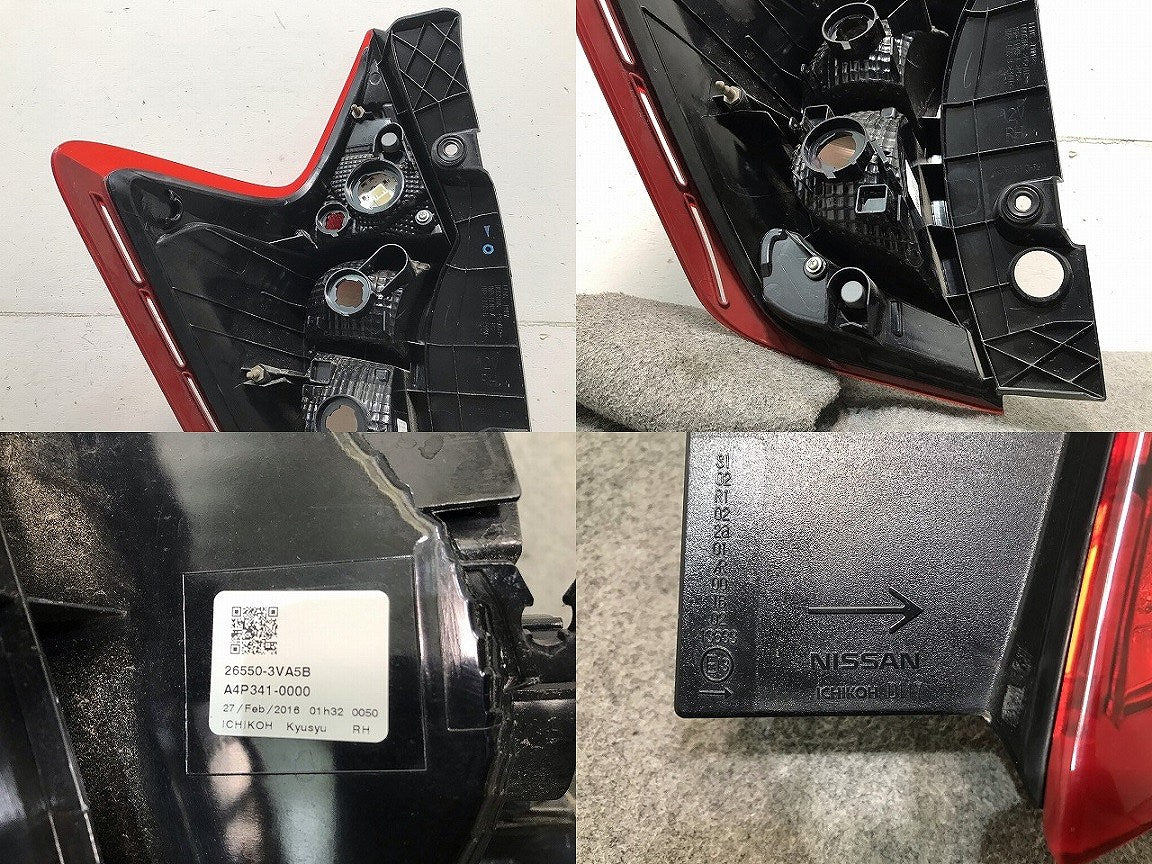 ノート E12/HE12/NE12/SNE12 純正 前期 右テールランプ/ライト/レンズ ICHIKOH D117 日産(108950)