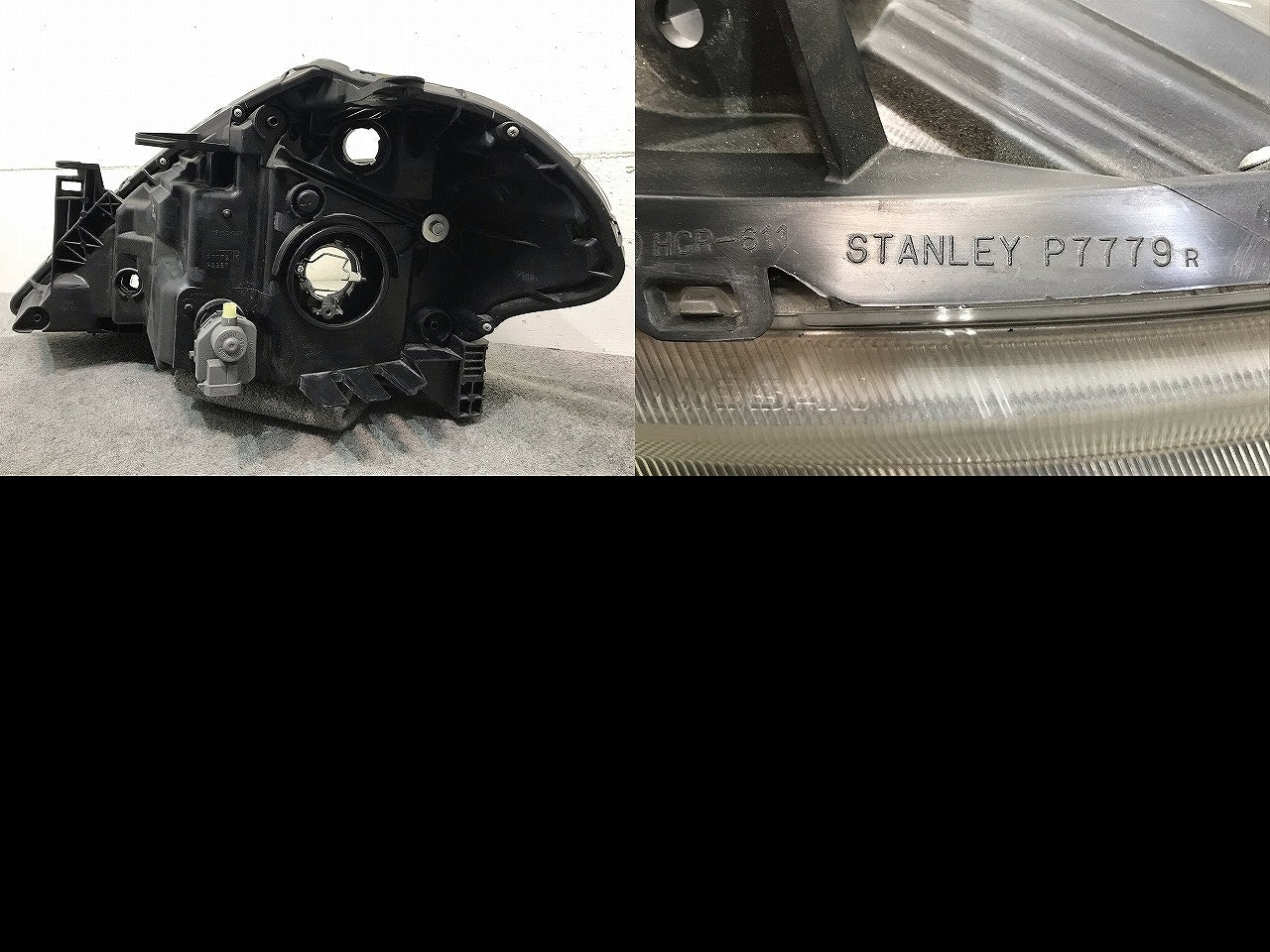 ティーダ C11/JC11/NC11 純正 中期 後期 右ヘッドライト/ランプ ハロゲン レベライザー STANLEY P7779 日産(108977)
