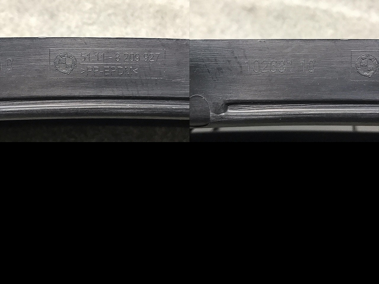 新品! 3シリーズ E46 純正 フロントグリル バンパーグリル 102681 10/51118209927 素地 BMW(108992)