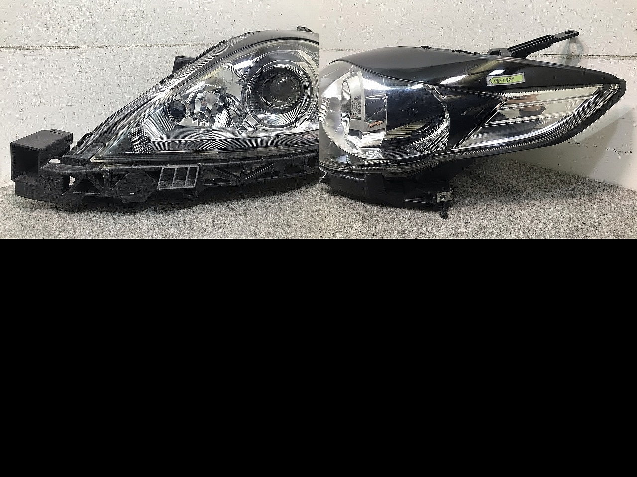 プレマシー CREW/CR3W 純正 後期 左ヘッドライト/ランプ キセノン HID レベライザー AFS無 STANLEY P7696 マツダ(109002)