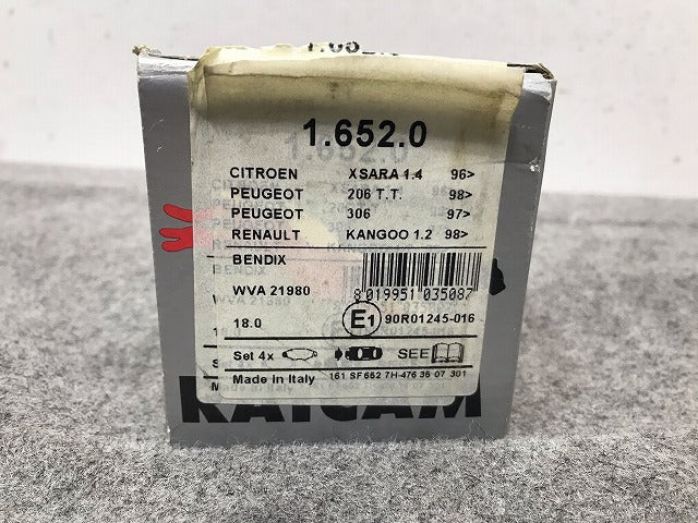 新品! 206/306 1997- 社外 フロントブレーキパッド RAICAM  RA06520 プジョー(109038)