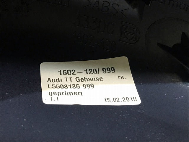 新品! TT(A4) 8N系 1996-2006 社外 右ドアミラーキャップ 33300/1602-120 8N0857528GRU アウディ(109043)