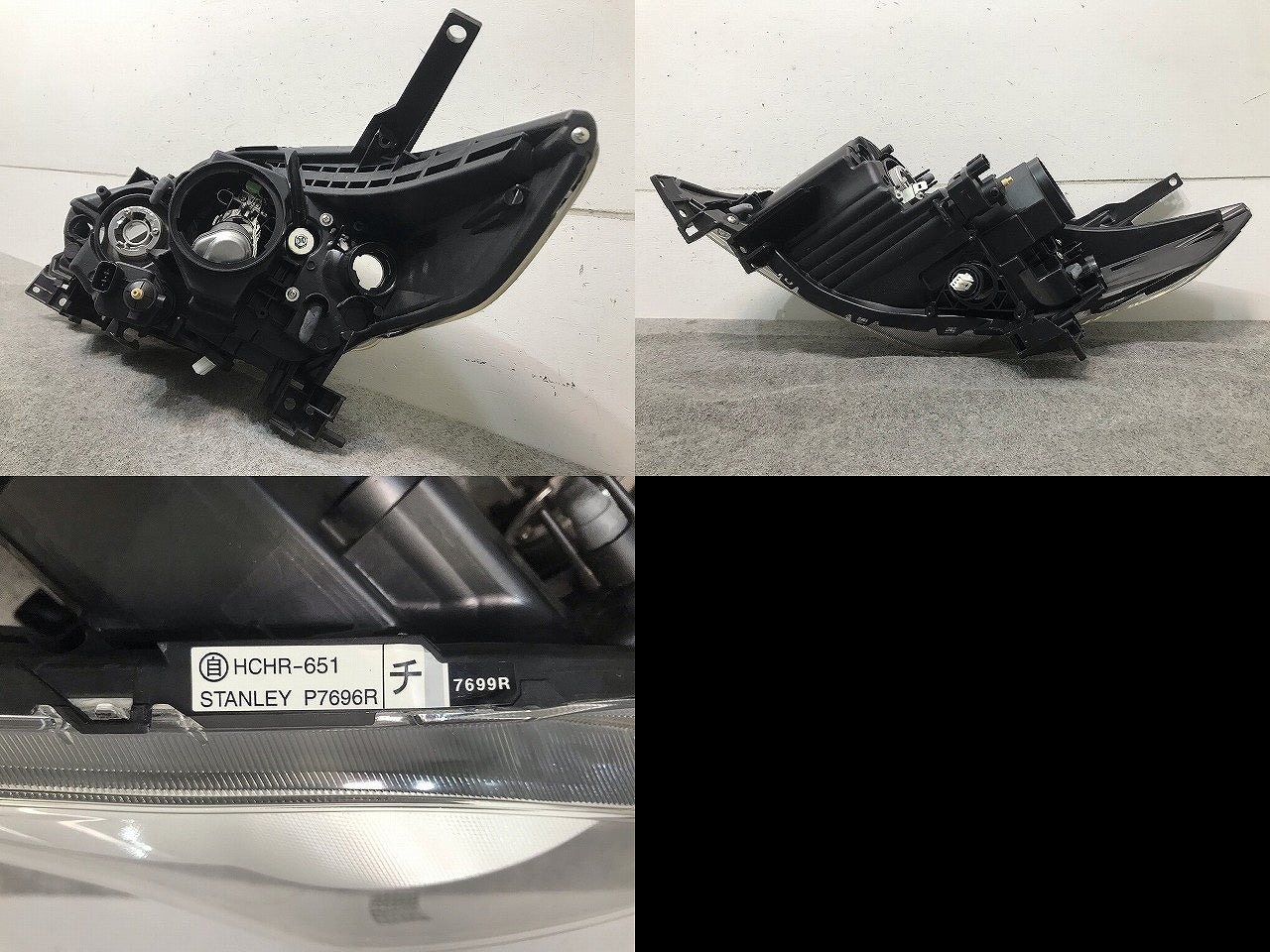 プレマシー CREW/CR3W 純正 後期 右ヘッドライト/ランプ キセノン HID レベライザー STANLEY P7696R マツダ(109580)