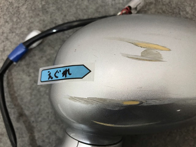 コペン L880K 純正 左ドアミラー 3線 ICHIKOH 8299 ブライトシルバーメタリック カラーNo.S28 ダイハツ(109584)