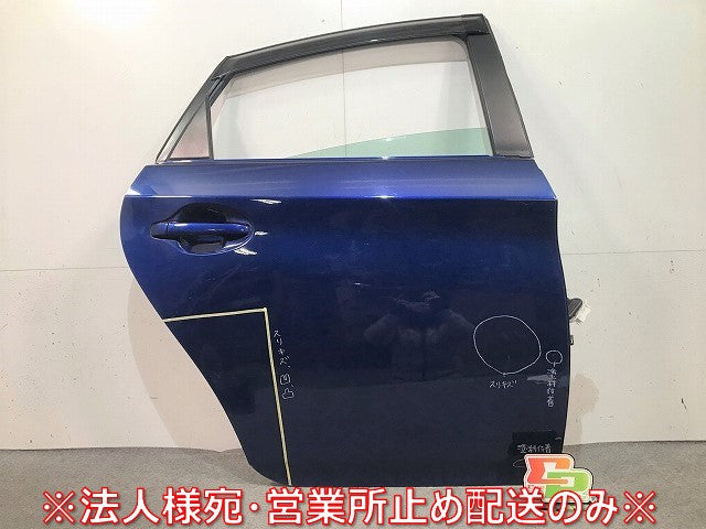プリウス ZVW30 純正 右リアドア バイザーガラス付 ダークブルーマイカ カラーNo.8T5 トヨタ(109633)