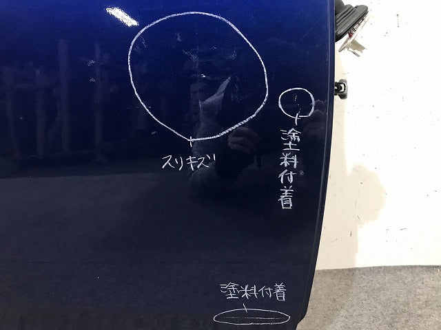 プリウス ZVW30 純正 右リアドア バイザーガラス付 ダークブルーマイカ カラーNo.8T5 トヨタ(109633)