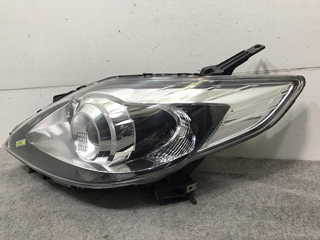プレマシー CREW/CR3W 純正 中期 左ヘッドライト/ランプ キセノン HID AFS無 レベライザー STANLEY P7696L マツダ(109665)