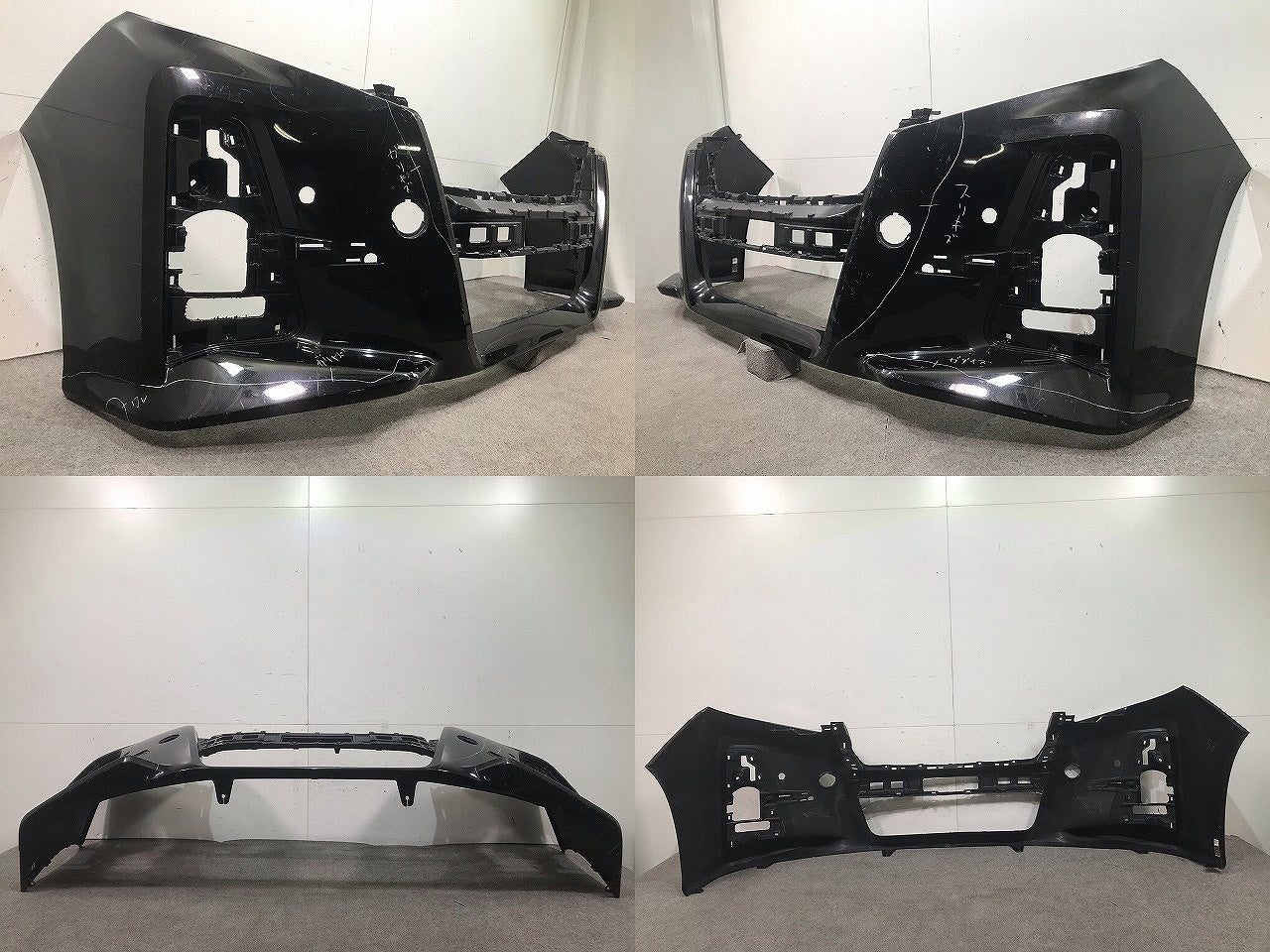 アルファード/S 30系/AGH30W/AGH35W/GGH30W/GGH35W 純正 フロントバンパー 52119-58470/480/490 ブラック カラーNo.202 トヨタ(109774)