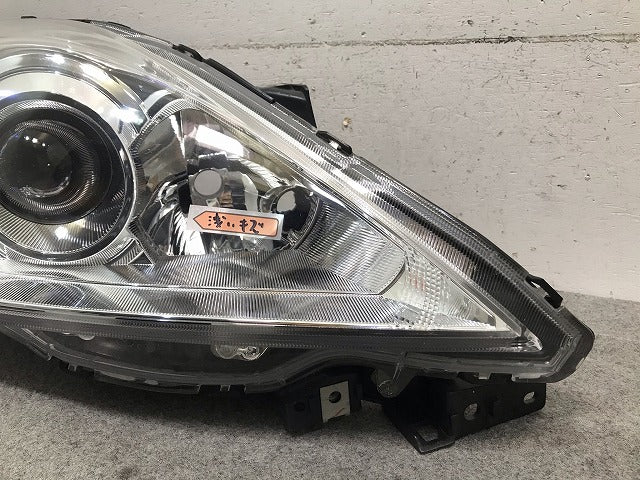 プレマシー CREW/CR3W 純正 後期 右ヘッドライト/ランプ キセノン HID AFS無 レベライザー STANLEY P7696 マツダ(109881)