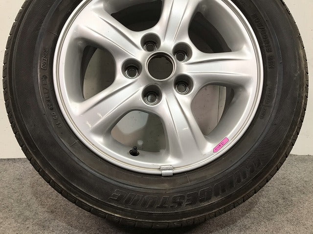 リバティ M12/PM12/PNM12/RM12/RNM12 純正 ホイール&タイヤ 1本のみ 15ｘ6JJ/ET45/5穴/PCD114.3/ハブ径65mm 日産(109926)