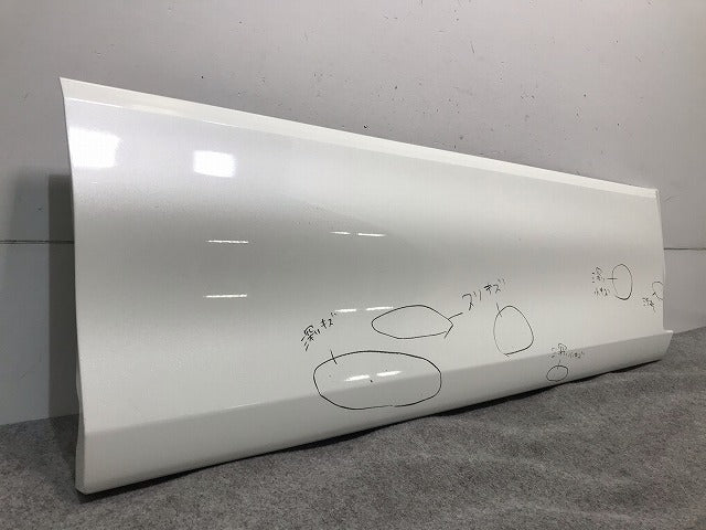セレナ ハイウェイスター C26 純正 前期 右フロントドア サイドパネル マッドガード 76854 1VF0A ホワイトパール カラーNo.QAB(110119)