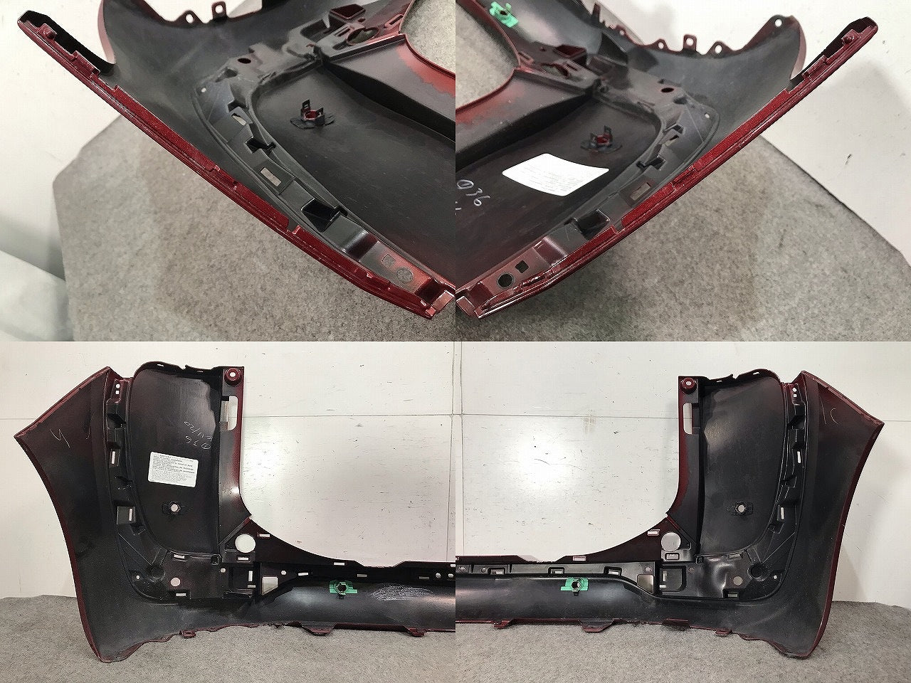 シエンタ 170系/NHP170G/NSP170G/NSP172G/NCP175G 純正 リアバンパー 52159-52770/A80 センシュアルレッドマイカ カラーNo.3T3(110144)