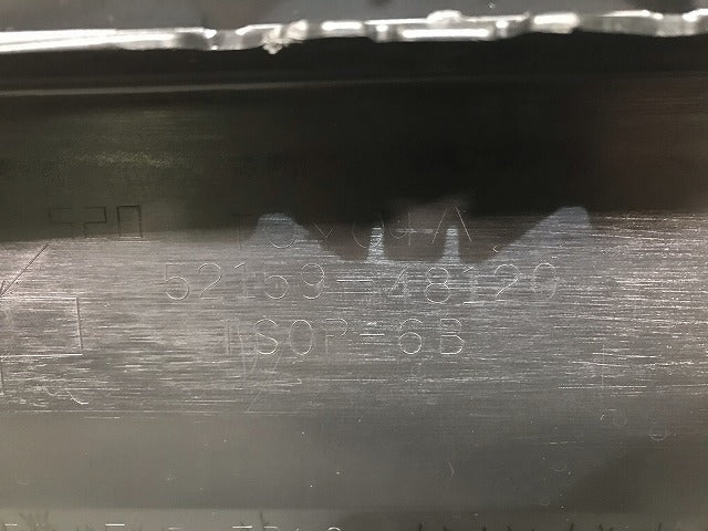 ハリアー 60系/ZSU60W/ZSU65W/ASU60W/ASU65W/AVU65W 純正 リアバンパー 52159-48120 スパークリングブラックパール カラーNo.220(110233)