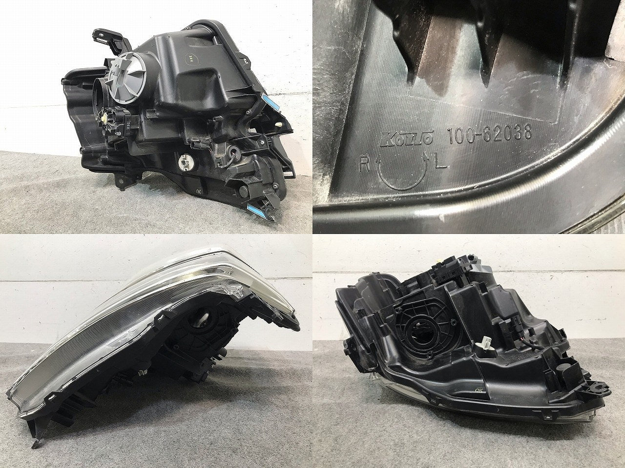 N-BOX/NBOX/Nボックス/カスタム JF1/JF2 純正 前期 左ヘッドライト/ランプ キセノン HID レベライザー KOITO 100-62038 ホンダ(110326)