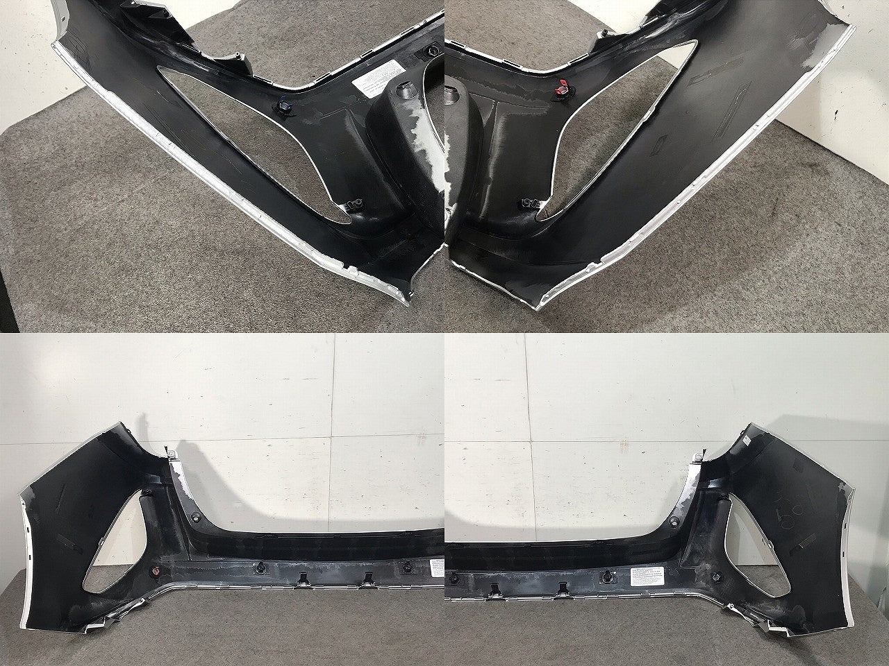 プリウス PHV ZVW52 純正 リアバンパー 52159-47210/20 シルバーメタリック カラーNo.1F7 トヨタ(110403)