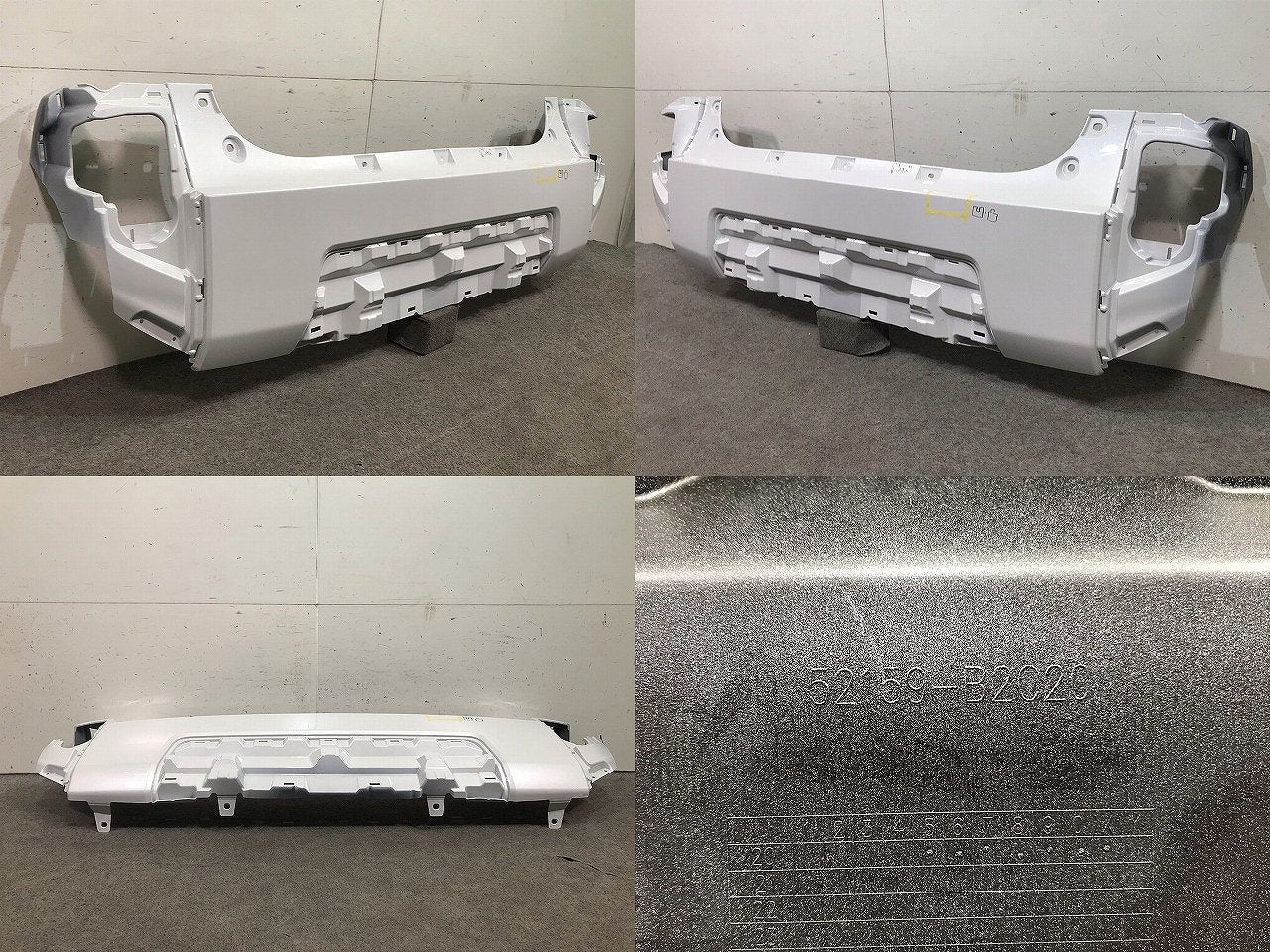 タフト LA900S/LA910S 純正 リアバンパー 52159-B2020 シャイニングホワイトパール カラーNo.W25 ダイハツ(110406)