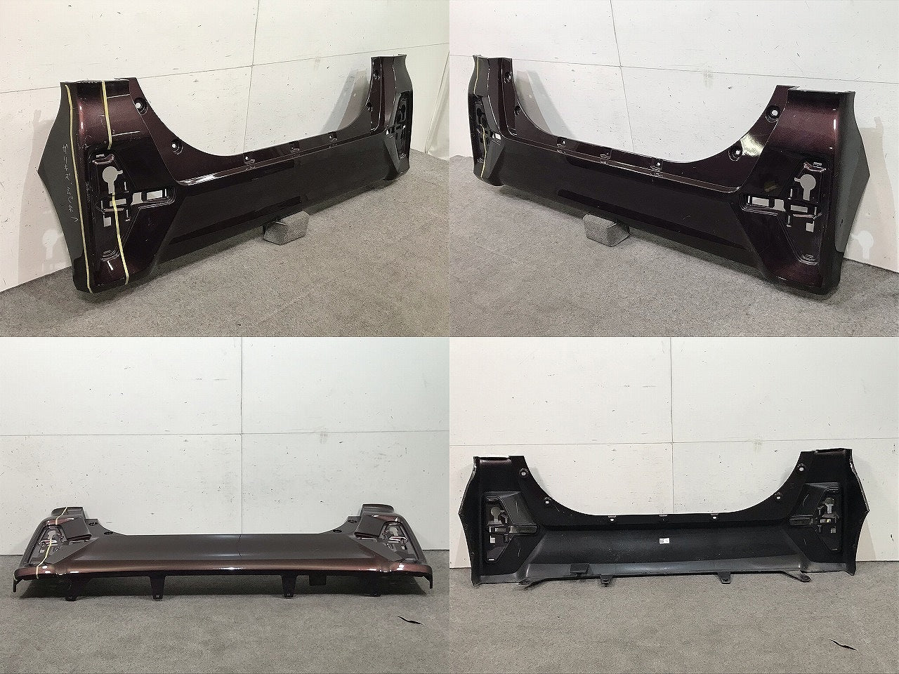 タント カスタム LA650S/LA660S 純正 リアバンパー 52159-B2B70 プラムブラウンクリスタルマイカ カラーNo.R59 ダイハツ(110420)