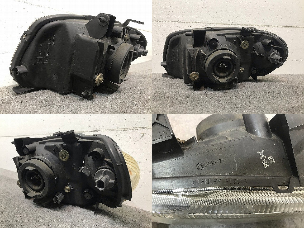 アルト HA23S/HA23V/HB23 純正 右ヘッドライト/ランプ ハロゲン STANLEY P1501 スズキ(110624)