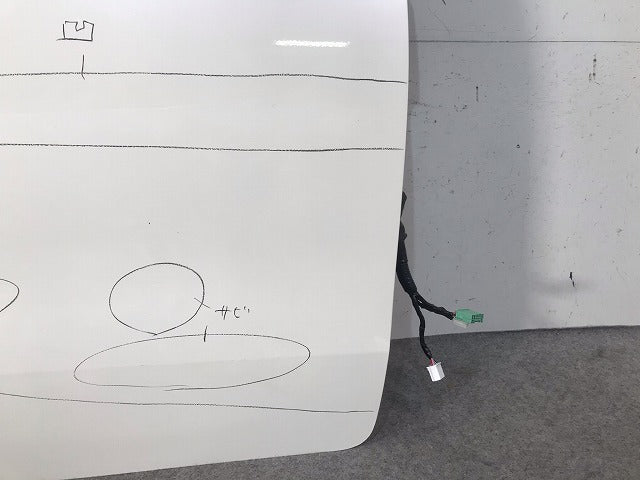 N-WGN/Nワゴン JH1/JH2 純正 右フロントドア 内張りバイザー付 パール ホンダ(110639)