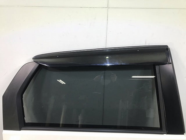N-WGN/Nワゴン JH1/JH2 純正 右リアドア ガラスバイザー内張り付 パール ホンダ(110641)