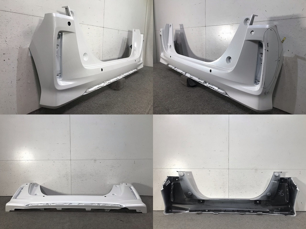 N-BOX/NBOX/Nボックス/カスタム JF3/JF4 純正 リアバンパー 71501-TTA-J200 プラチナホワイトパール カラーNo.NH883P ホンダ(110707)