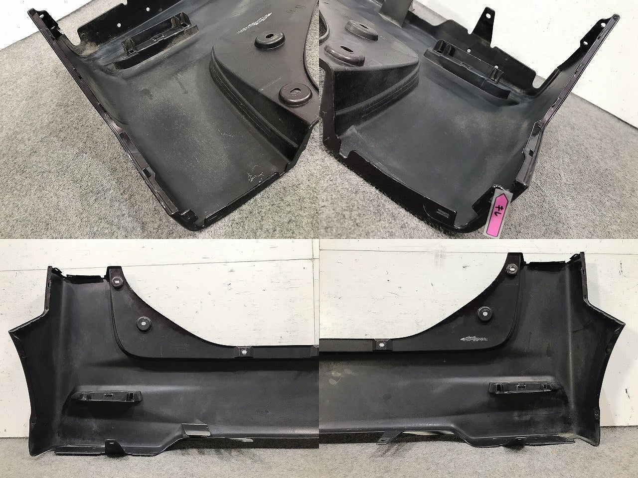 タント カスタム LA600S/LA610S 純正 リアバンパー 52159-B2740 プラムブラウンクリスタルマイカ カラーNo.R59 ダイハツ(110724)