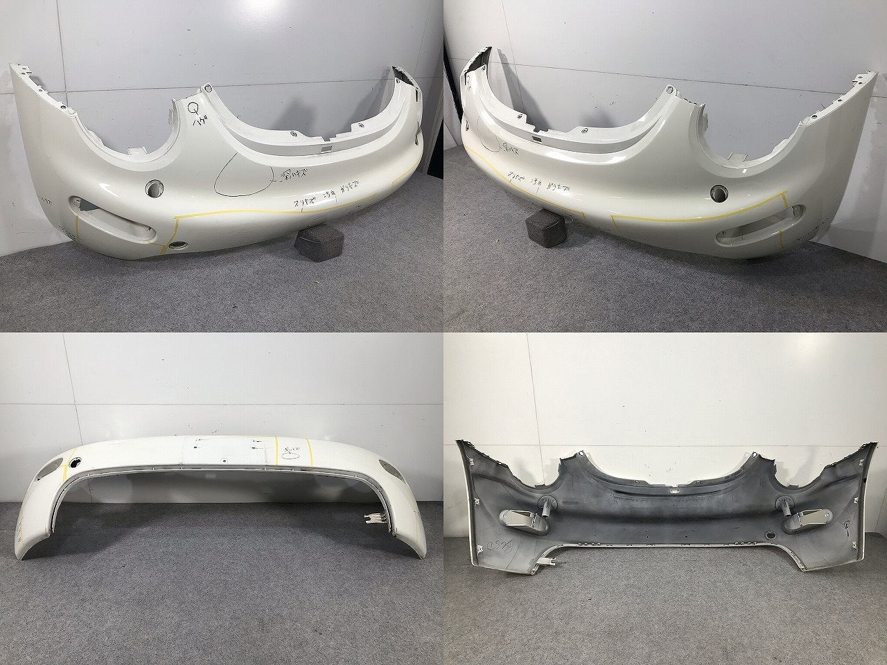 ニュービートル 9C系/9CAWV/9CAZJ 純正 フロントバンパー 1783910  白 フォルクスワーゲン(110908)
