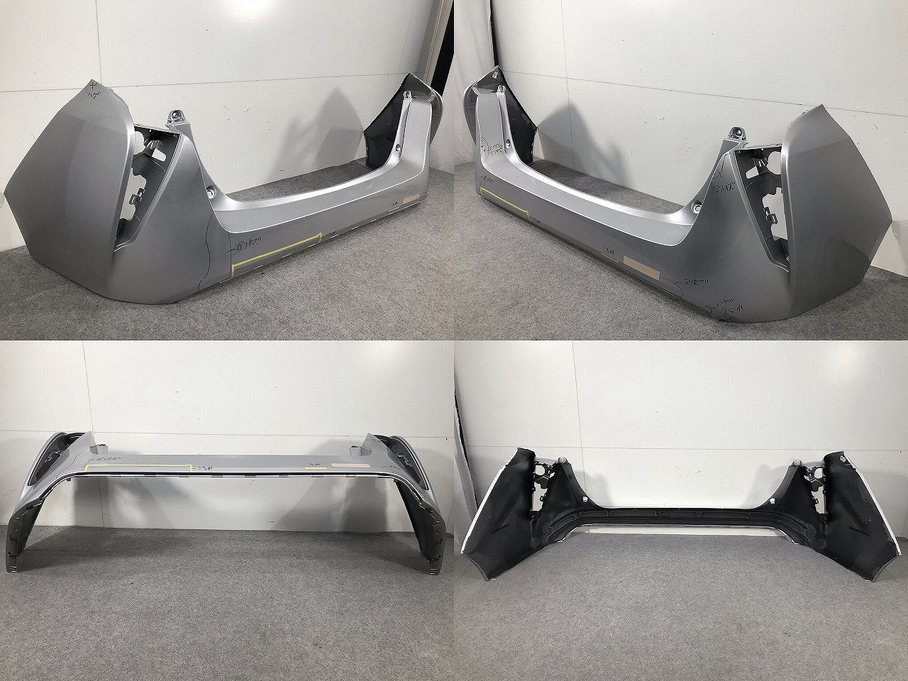 プリウス ZVW50/ZVW51/ZVW55 純正 前期 リアバンパー 52159 47110/30 シルバーメタリック カラーNo.1F7 トヨタ(110934)