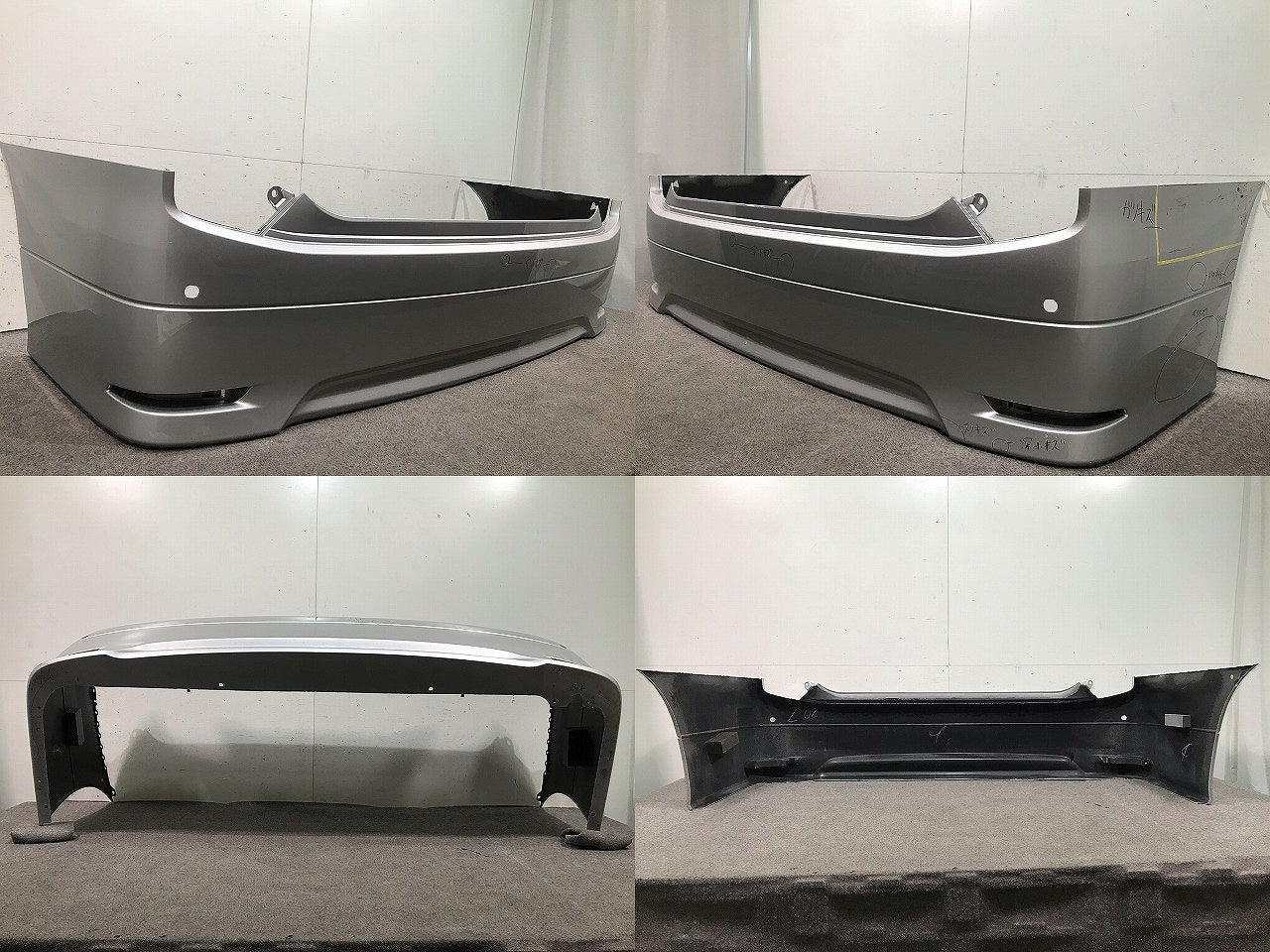 エルグランド ハイウェイスター E52/PE52/PNE52/TE52/TNE52 純正 リアバンパー 85022 1JB0H ブリリアントシルバー カラーNo.K23(110950)