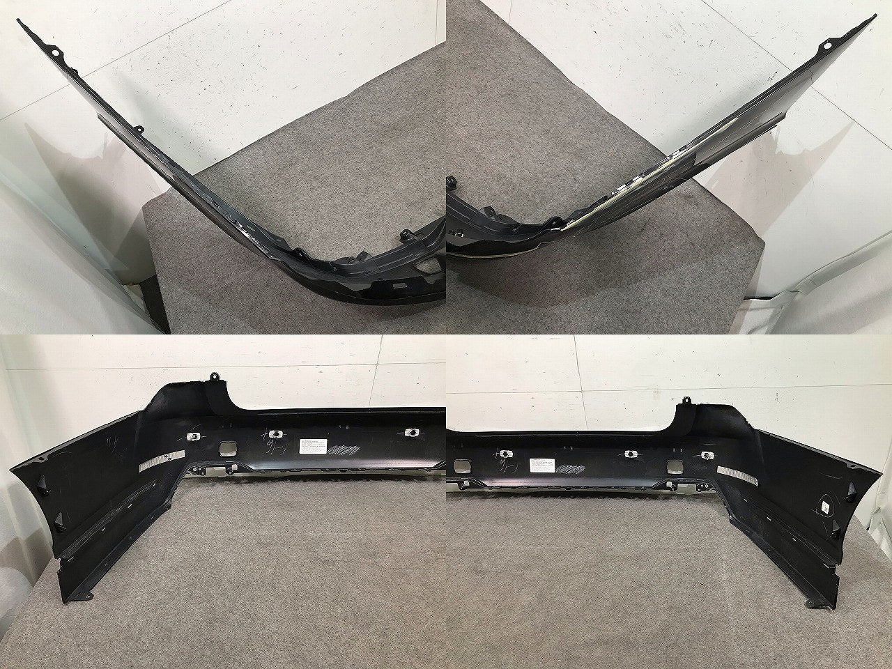 LS500/LS500h VXFA50/VXFA55/GVF50/GVF55 純正 リアバンパー 52159-50220/30 グラファイトブラックガラスフレーク カラーNo.223(111004)