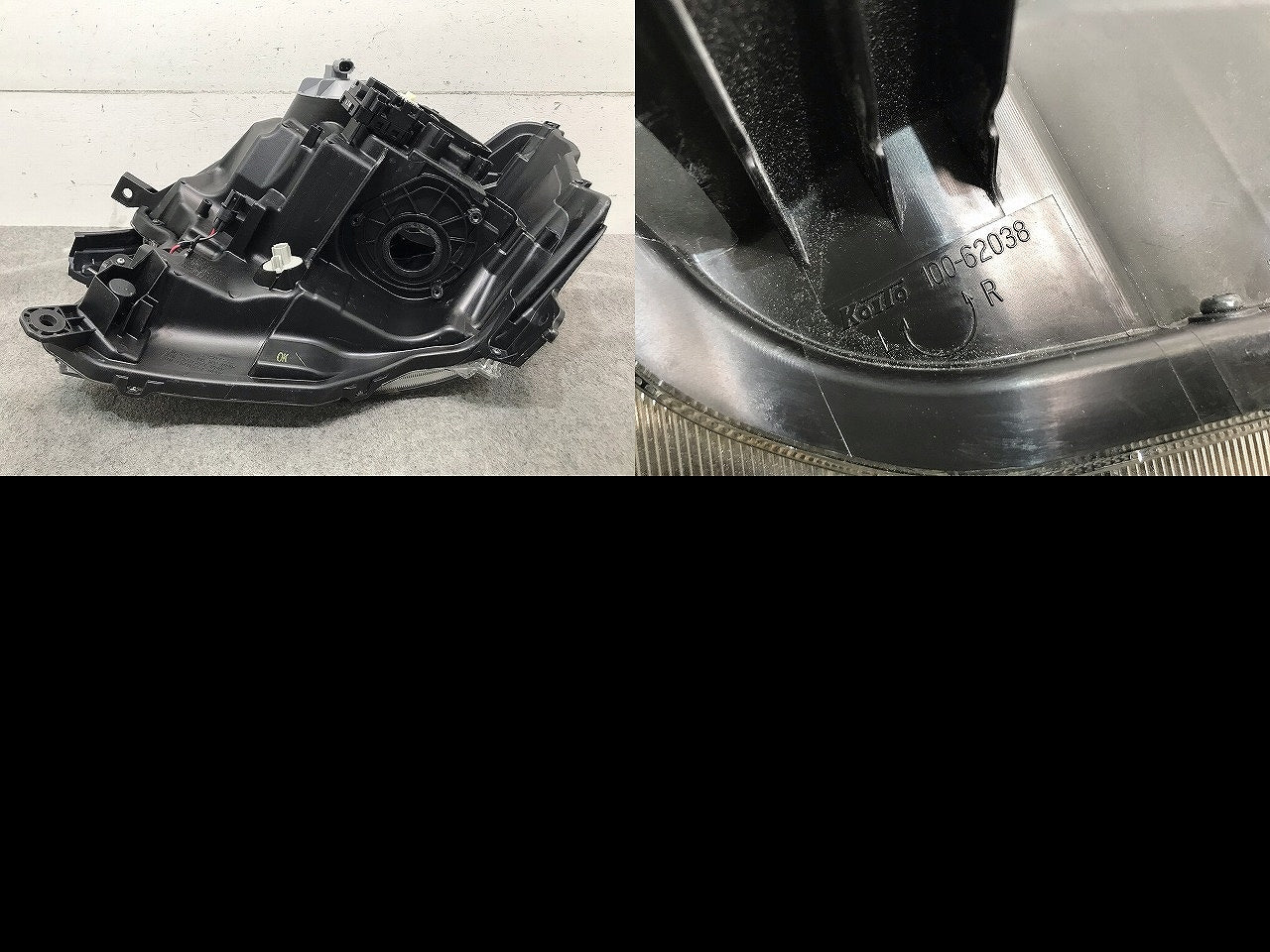 N-BOX/NBOX/Nボックス/カスタム JF1/JF2 純正 右ヘッドライト/ランプ キセノン HID レベライザー KOITO 100-62038 ホンダ(111030)