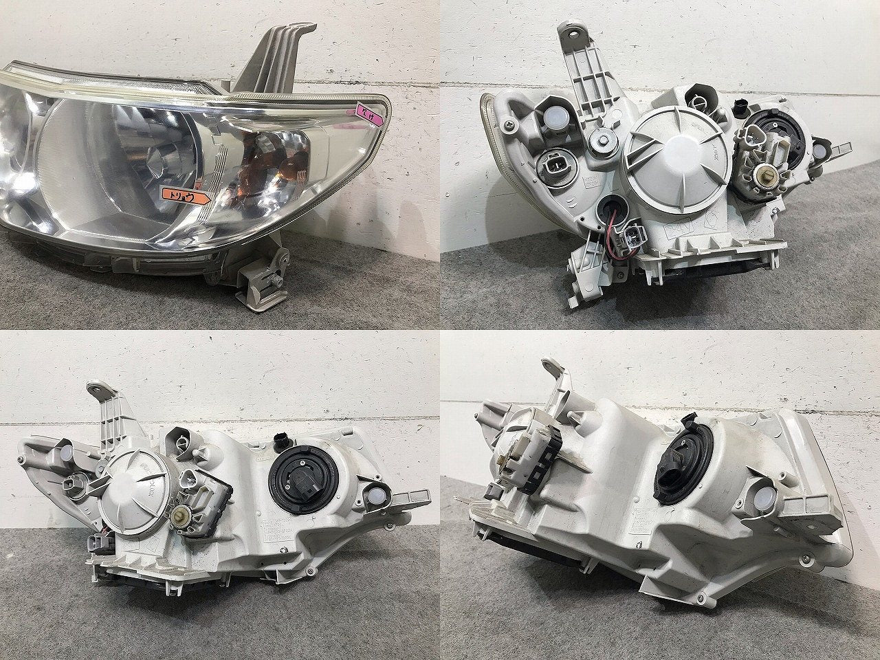 タント カスタム L375S/L385S 純正 左ヘッドライト/ランプ キセノン HID レベライザー バラスト付 KOITO 100-51944 ダイハツ(111177)