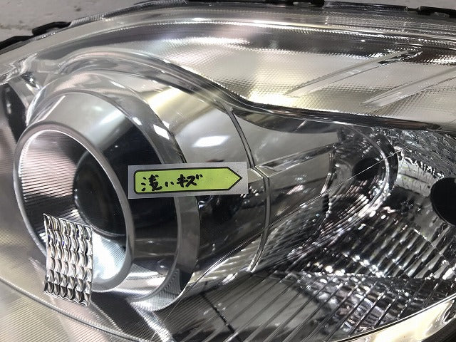 美品! プレマシー CREW/CR3W 純正 後期 左ヘッドライト/ランプ キセノン HID レベライザー付 STANLEY P7696L マツダ(111219)