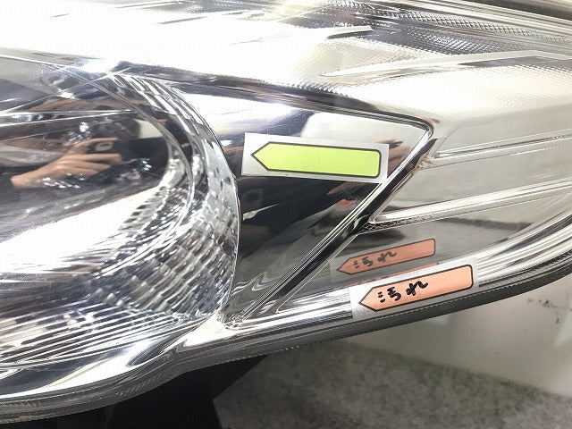 美品! プレマシー CREW/CR3W 純正 後期 左ヘッドライト/ランプ キセノン HID レベライザー付 STANLEY P7696L マツダ(111219)