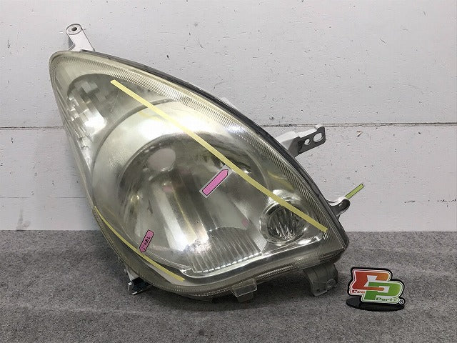 ミラ L275S/L275V/L285S/L285V 純正 右ヘッドライト/ランプ ハロゲン レベライザー KOITO 100-51870 ダイハツ(111241)