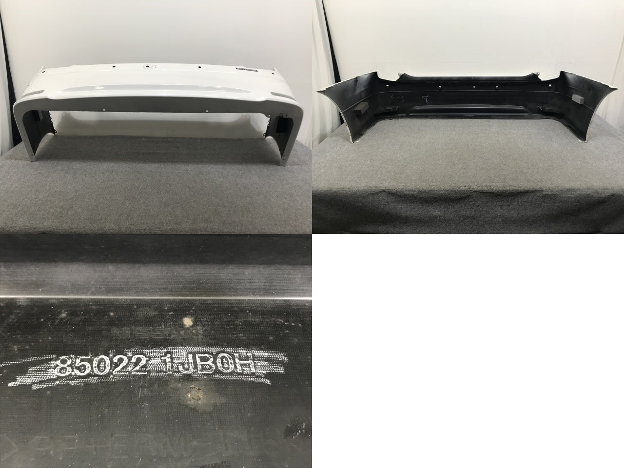 エルグランド ハイウェイスター E52/PE52/PNE52/TE52/TNE52 純正 リア バンパー 85022 1JB0H ピュアホワイトパール QAC 日産(111454)