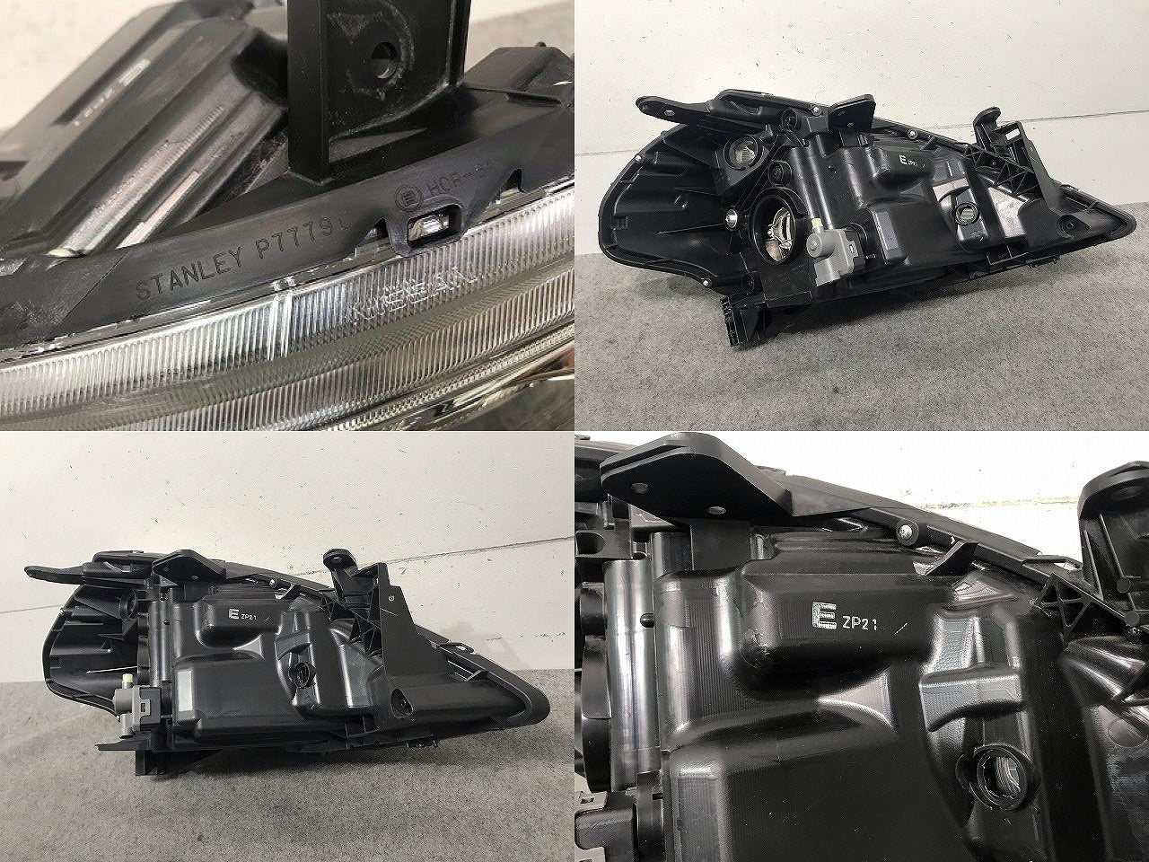 ティーダ/TIIDA C11/JC11/NC11 純正 後期 左ヘッドライト/ランプ レベライザーハロゲン付 STANLEY P7779 日産/NISSAN (111557)
