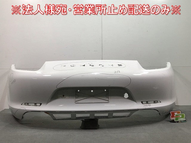 911 カレラ PORSCHE 純正 前期 リアバンパー 991 505 411 00/02 白 ポルシェ(111622)
