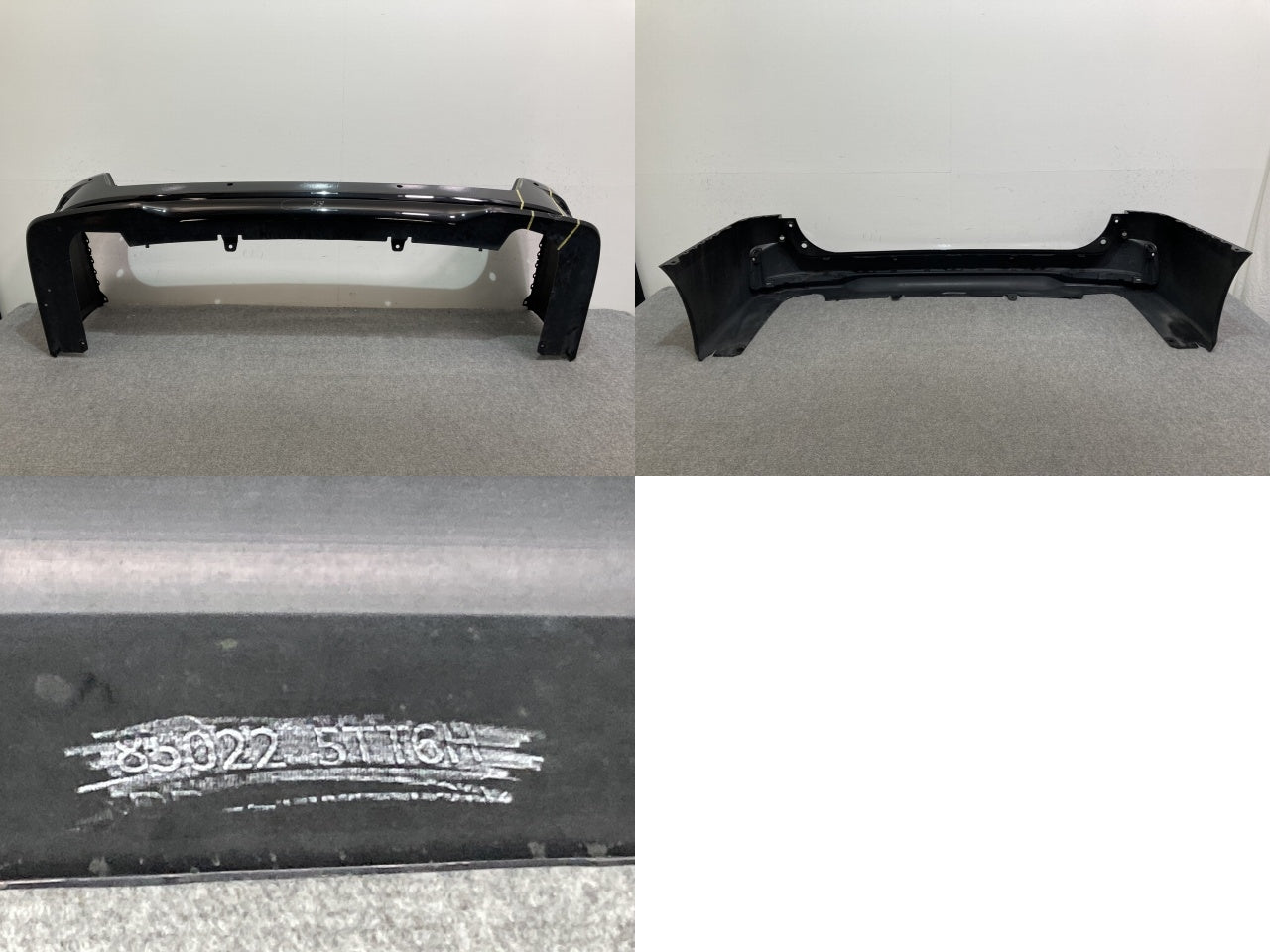 セレナ/ハイウェイスター C27/GC27/GFC27/GNC27/GFNC27/HFC27/HC27 純正 後期 リア バンパー 85022 5TT6H ダイヤモンドブラック G41(111667)