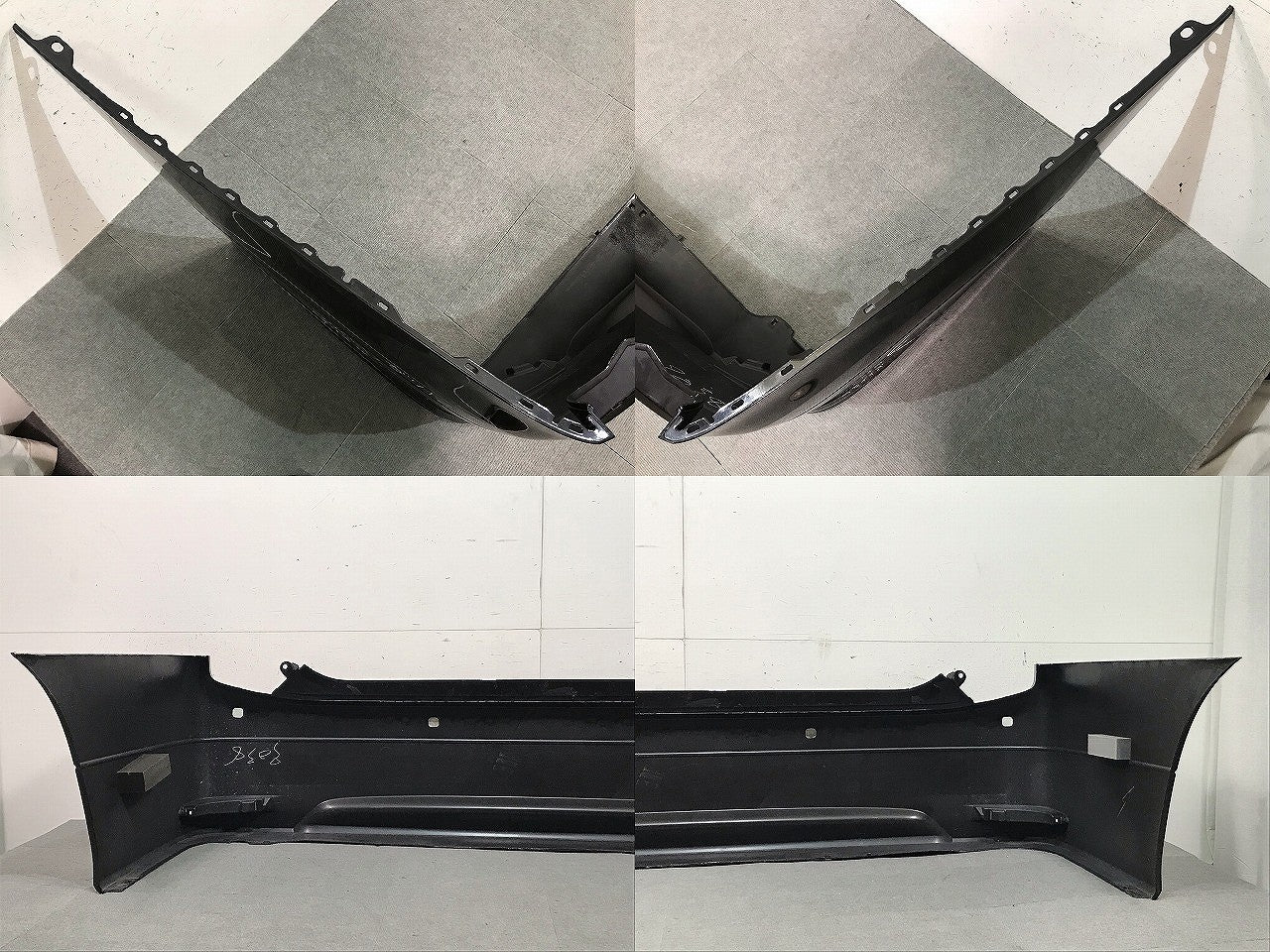 エルグランド ハイウェイスター E52/PE52/PNE52/TE52/TNE52 純正 リアバンパー 85022 1JB0H ファントムブラックパール カラー.GAE(111705)