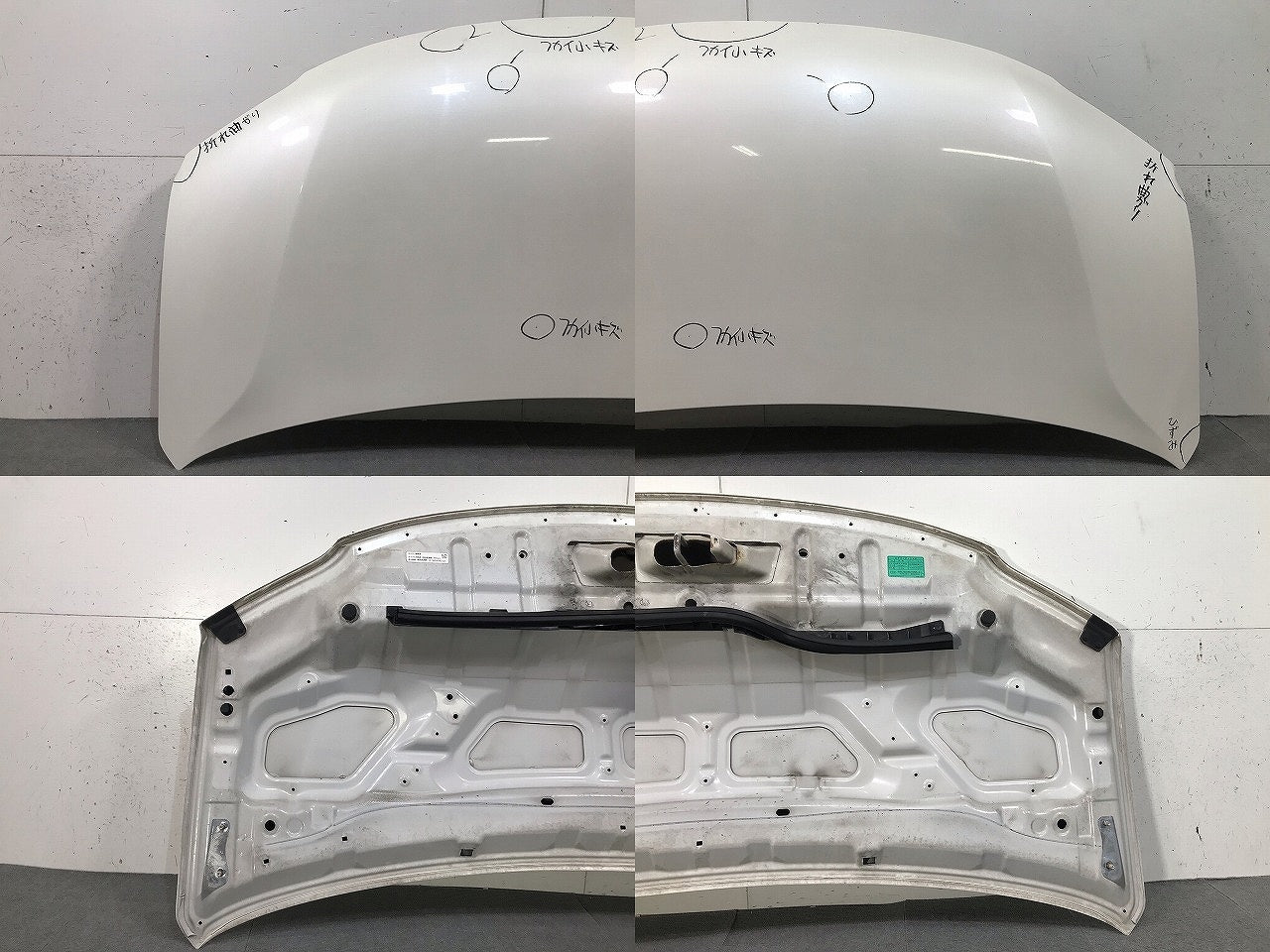 セレナ ハイウェイスター S/X/G C26/FPC26/NC26/FNPC26/HC26/HFC26/FNC26 純正 ボンネット/エンジンフード パール カラーNo.QAB(111717)
