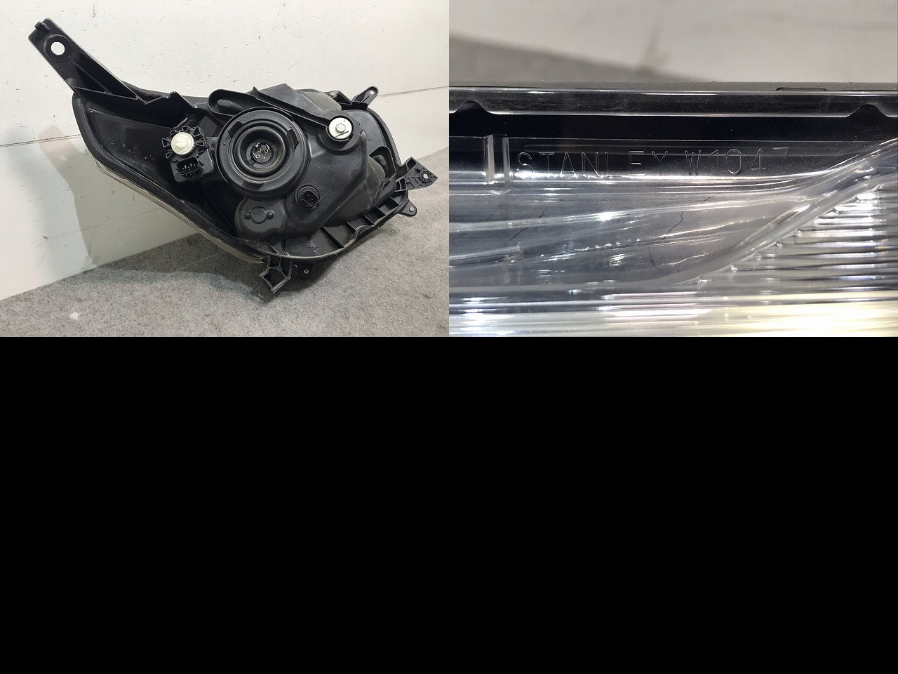 デイズ B21W 純正 左ヘッドライト/ランプ ハロゲン レベライザー STANLEY W1047 日産(111738)